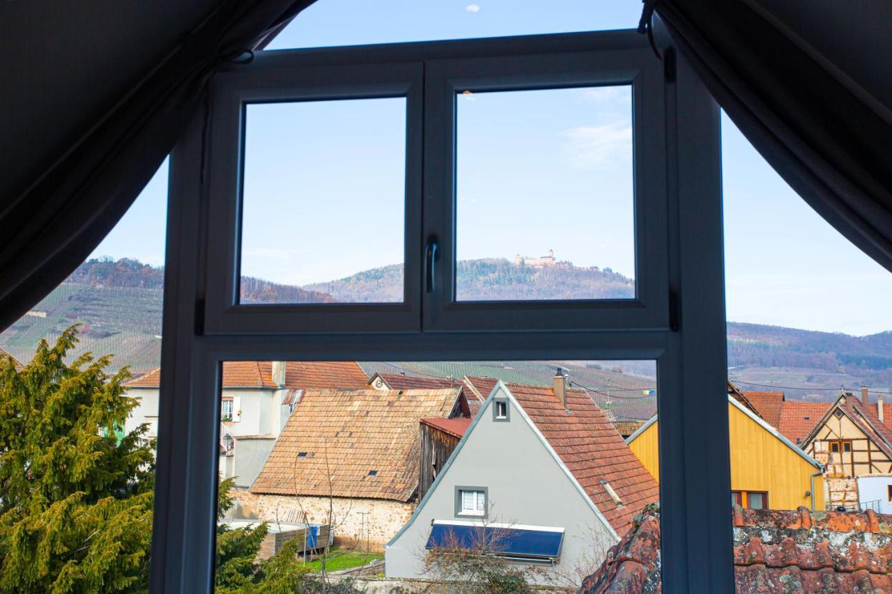 Gîte La Rodernelle - Sauna privatif - Climatisation - Vue sur le Château du Haut Kœnigsbourg Exterior foto